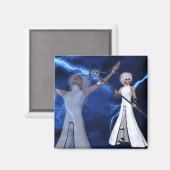Bliksem Storm - Fantasy/Anime Magnet (Voorkant / Achterkant)