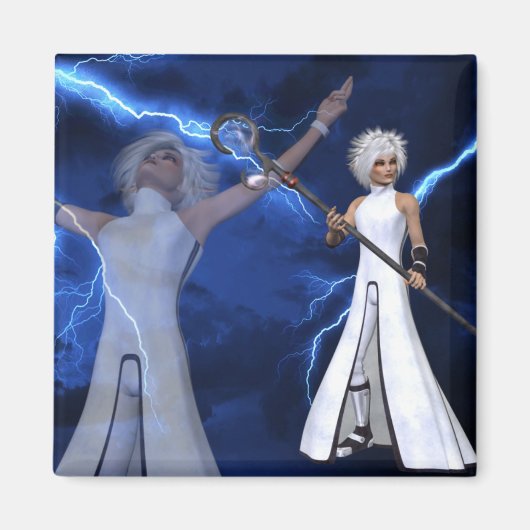 Bliksem Storm - Fantasy/Anime Magnet (Voorkant)