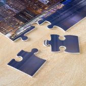 Bliksem storm over New York Legpuzzel (Zijkant)