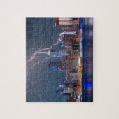 Bliksem storm over New York Legpuzzel (Verticaal)