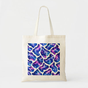 Bliksem Storm Sterrenstelsel Patroon Tote Bag