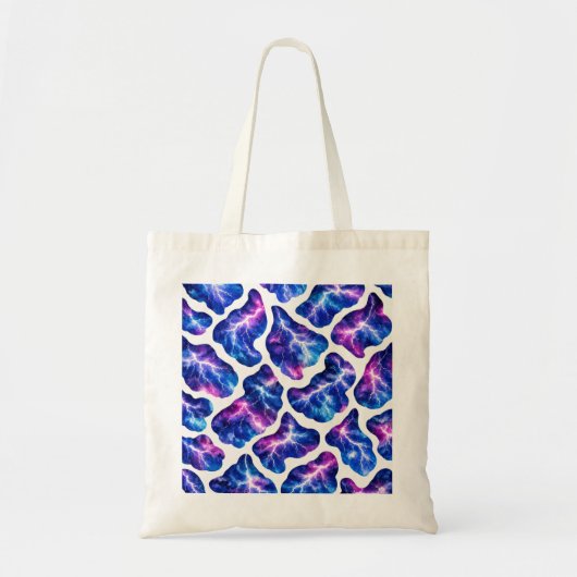Bliksem Storm Sterrenstelsel Patroon Tote Bag (Voorkant)