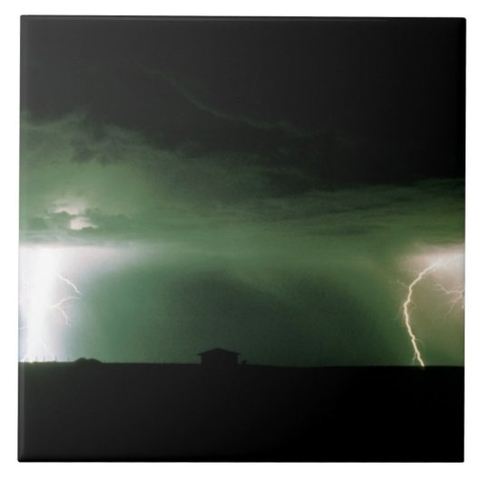 Bliksem. Tegeltje (Voorkant)