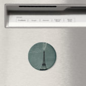 Bliksem treft de Eiffeltoren Magneet (Insitu (Vaatwasser))