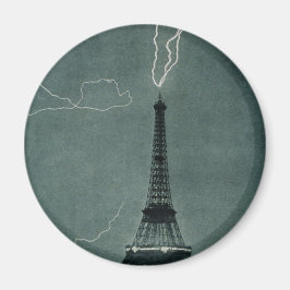 Bliksem treft de Eiffeltoren Magneet