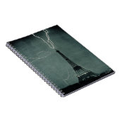 Bliksem treft de Eiffeltoren Notitieboek (Rechterzijde)