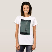 Bliksem treft de Eiffeltoren T-shirt (Voorkant volledig)