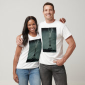 Bliksem treft de Eiffeltoren T-shirt (Unisex)