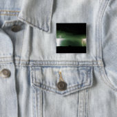 Bliksem. Vierkante Button 5,1 Cm (In situ)