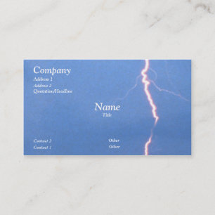 bliksem visitekaartje