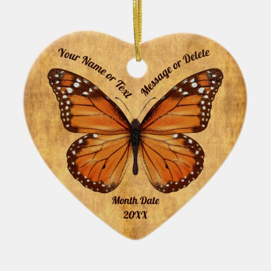  bliksem-vlinderversieringen keramisch ornament (Voorkant)