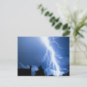 Bliksemaantekening 2 briefkaart (Staand voorkant)