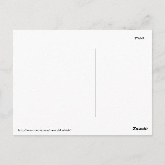 Bliksemaantekening 2 briefkaart (Achterkant)