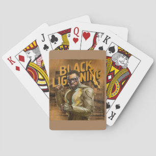Bliksemaantekening 2 pokerkaarten