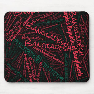Bliksemachtig Bangladesh Flag Colors Patriotic Muismat