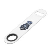 Bliksemafdruk van de hamerstaafsleutel van Thor Speed Flessenopener (Voorkant Gekanteld)