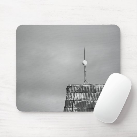 Bliksemafleider op Schuur Dak Muismat (Met muis)