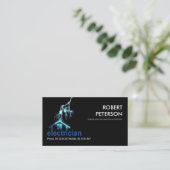 Bliksemafrakende elektrische daktop visitekaartje (Staand voorkant)