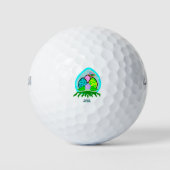 Bliksemafvallen voor paaseieren golfballen (Voorkant)