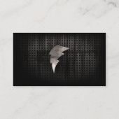 Bliksembolt; Koel zwart Visitekaartje (Achterkant)