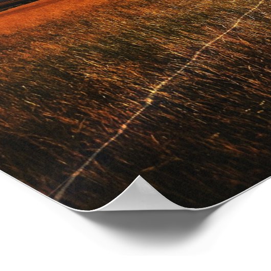 Bliksemboomkunst Poster (Hoek)