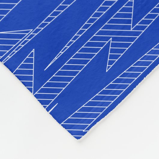 bliksembouten fleece deken (Hoek)