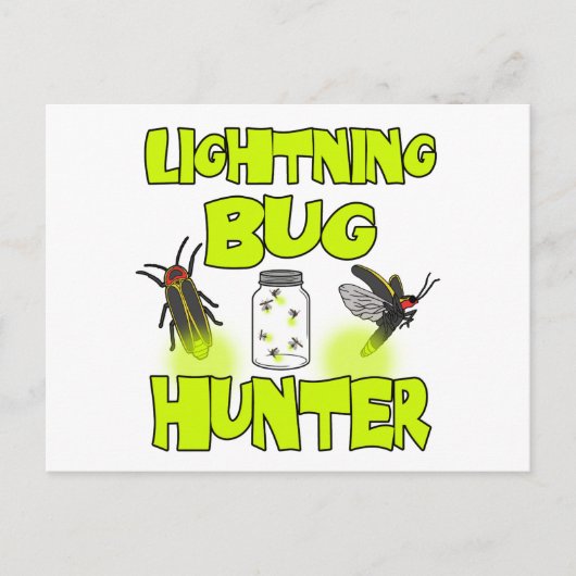 bliksembug hunter briefkaart (Voorkant)