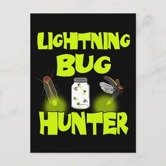 bliksembug hunter briefkaart (Voorkant)