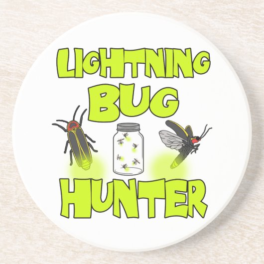 bliksembug hunter zandsteen onderzetter (Voorkant)