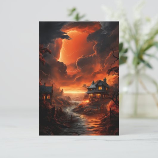 Bliksemdonders Kaart (Staand voorkant)