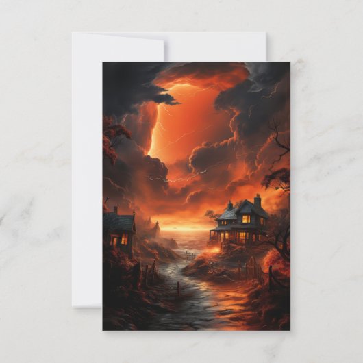 Bliksemdonders Kaart (Achterkant)