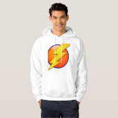 bliksemenergievectorclipart hoodie (Voorkant volledig)