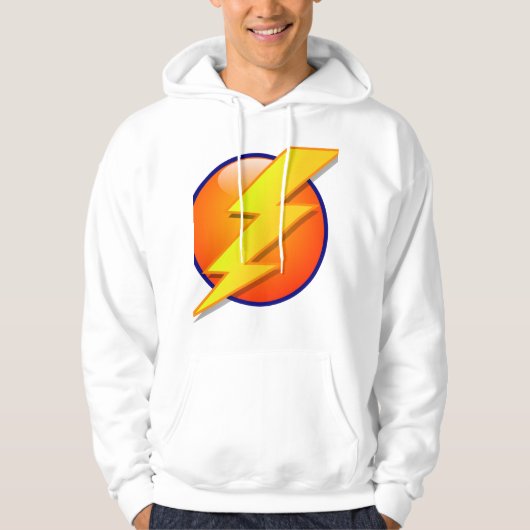 bliksemenergievectorclipart hoodie (Voorkant)