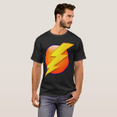 bliksemenergievectorclipart t-shirt (Voorkant volledig)