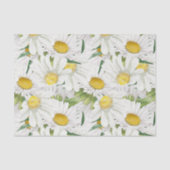 Bliksemflens van Daisies Floral Tissuepapier (Voorkant)