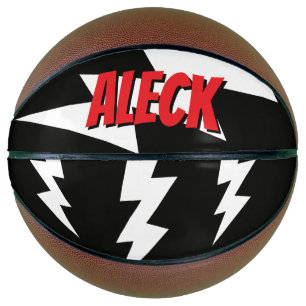 Bliksemflits slaat gepersonaliseerd basketbal