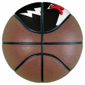 Bliksemflits slaat gepersonaliseerd basketbal (Rechts)