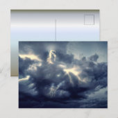 Bliksemflitsen tijdens storm briefkaart (Voorkant / Achterkant)