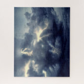 Bliksemflitsen tijdens storm legpuzzel (Verticaal)