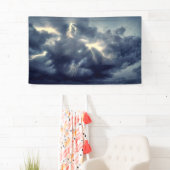 Bliksemflitsen tijdens storm spandoek (Insitu)