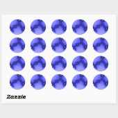 blikseminker ronde sticker (Vel)