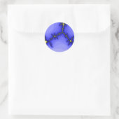 blikseminker ronde sticker (Tas)