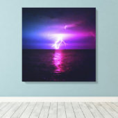 blikseminslag canvas afdruk (Insitu (Houten vloer))