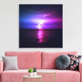 blikseminslag canvas afdruk (Insitu (Woonkamer))