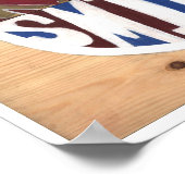 blikseminslag een glimlach poster (Hoek)