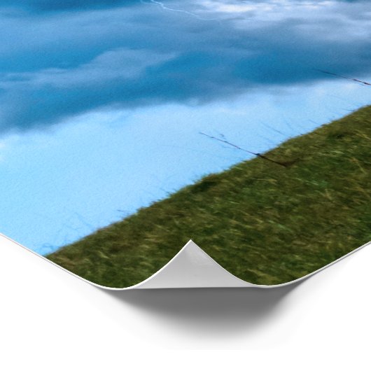 blikseminslag poster (Hoek)