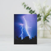 Blikseminslag storm in Oekraïne Briefkaart (Staand voorkant)