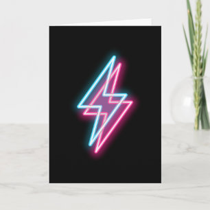 blikseminslag Thunder Neon Electricity Kaart