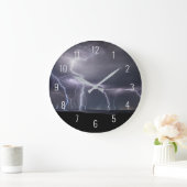 Blikseminslag Thunderstorm bij Night Landscape Grote Klok (Huis)