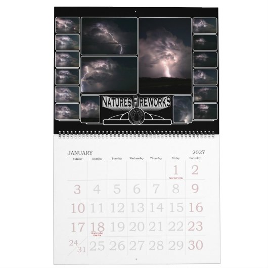 bliksemkalender kalender (Jan 2027)